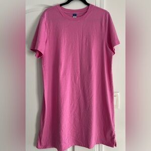 Old Navy Pink Crew Neck Tee shirt DRESS